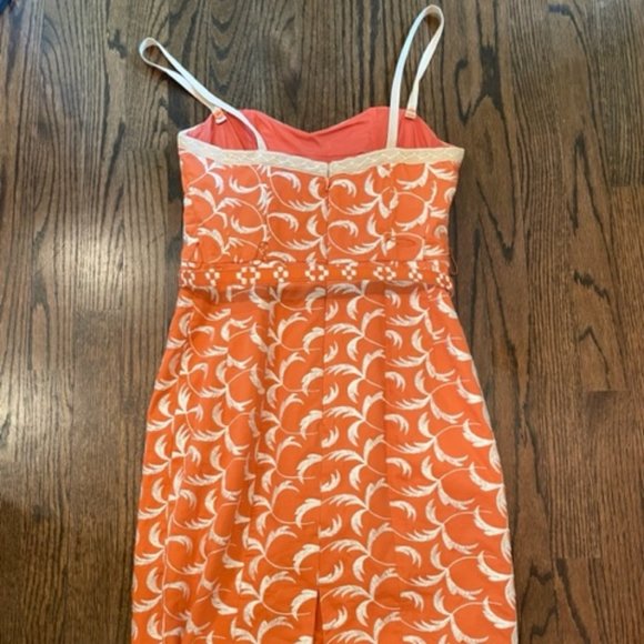 Lepore Dresses Lepore Orange Dress Poshmark